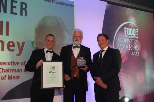 Bill Jermey recognised at Food Management Today Awards